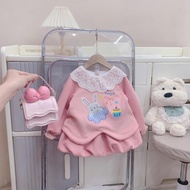 Children's clothes, autumn and winter felt set for virtual girls with felt mixed with squash skirt 9