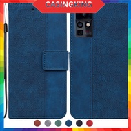 For Infinix Zero X Pro X6811 Leather Case on Infinix Zero X Neo Zero X Case Fashion Magnetic Geometric Textile Wallet Bo