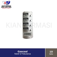 Gascoal Tablet 1x10's (Anti-Flatulence)