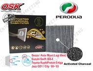 OSK Filter Charcoal Filter Carbon Filter Perodua Myvi Lagi Best Axia Alza Bezza Aruz Swift Ertiga Ci