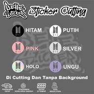 Cutting Stickers BTS logo Round ARMY Car Window Stickers Car Motorcycle Body Stickers BTS ARMY stick