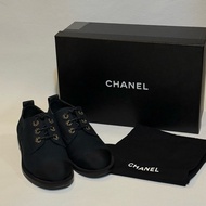 Chanel CC Oxford shoes black