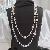 Pearl Necklace Women's Light Luxury High-End Necklace Long Sweater Chain Atmospheric High-End 1111