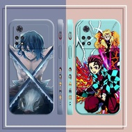 [RMKJOOP] อะนิเมะ Dämon Slayer Tanjirou Handy Hülle Für Xiaomi F3 Pcoo F4 M3 M4 M5 X3 X4ผสม3 4 Black