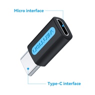 Vention USB Male to Type C Female OTG Adapter Converter Cable for Phone Laptop Samsung S20 Xiaomi 10 Earphone USB Adapter Notebook OTG for Charger Plug Android Micro USB A to USB C for date transmission