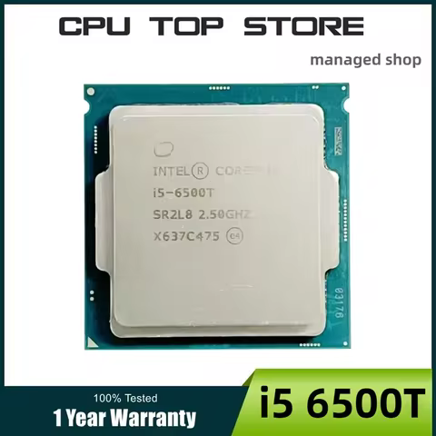 Intel Core I5 6500T 2.5GHz LGA 1151 CPU Processor 4-core 4-thread 6M 35W