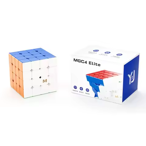 YongJun MGC Elite 4X4X4 Magnetic Stickerless Magic Cubes YJ Professional Puzzle Toys For Children Bi