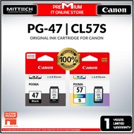 ✦Canon PIXMA Original Ink Cartridge | PG47 CL57 CL57S | For E410 E470 E3170 E3370 E3470 E4270 E4570✣