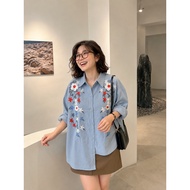 Brita Flower Cotton Longsleeve