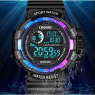 Sports Watch Men's Digital Watch Multifunction Clock Military Wristwatch Swimming Waterproof Luminou