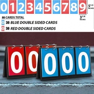 2-Digit Scoring Board, 3-Digit Basketball Scoreboard, 4-Digit Ping Pong Flip Score Board, Portable T
