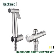 baokemo Stainless Steel SUS304 Hand Spray Bidet Set With Hhose And Shower Holder For Bathroom