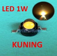 2000-2500K LED 1W Kuning Natural HPL Yellow Lampu High Power Led