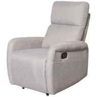 Atria Furniture Kiko Sofa Recliner Bahan Kain 1 Seater 74.5X98.5X103.5 CM Fabric Light Grey