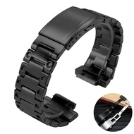 สายนาฬิกาสแตนเลสสำหรับคาสิโอ GM-2100 gm110 GST-B200ซิลิโคนเรซิน gm5600