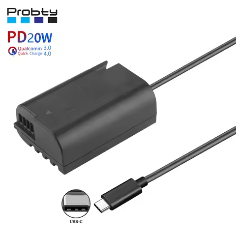 DMW-DCC17 DMW-BLK22 Dummy Battery PD 20W Power Adapter For Panasonic Lumix G9 DC-S5K DC-S5 GH5S GH5 