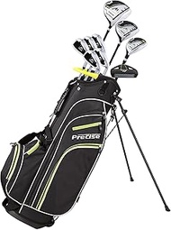 Quality Men's Right Handed Complete Golf Club Set Includes: 460cc Driver, 3 Wood, 21* Hybrid, 6, 7, 