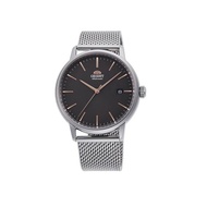[Powermatic] Orient RA-AC0E05N Automatic Black Dial Stainless Steel Mesh Bracelet Water Resistance Classic Unisex Watch