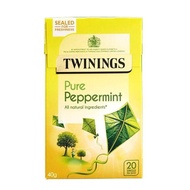 Twinings Pure Peppermint Tea ทไวนิงส์ เพียว เปปเปอร์มินท์ ชาอังกฤษ (UK Imported) 2กรัม x 20ซอง