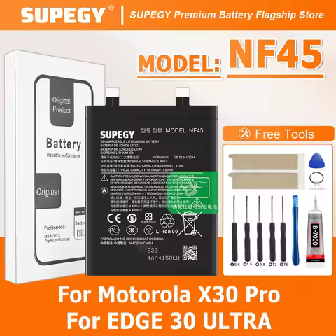 100% New High Quanlity NF45 5500mAh For Motorola X30 pro EDGE 30 ULTRA XT2241-1 XT2241-2 Battery Rep