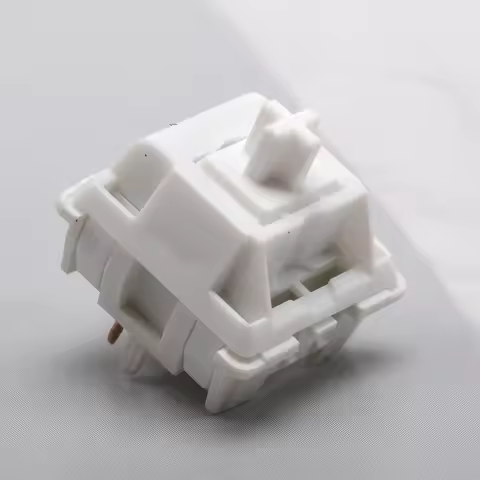 BGKYPRO Feker White Marble Switch 42gf 5Pins Linear Switches for Mechanical Keyboard Diy HIFI 20mm S