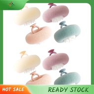 [luxiang.] Sunflower Bathing Ball with Finger Rings, Super Soft Suction Cup Bath Ball, Exfoliating C