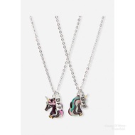 JUSTICE UNICORN BFF NECKLACE - UNICORN NECKLACE JUSTICEX2