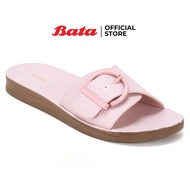 Bata บาจา รองเท้าแตะลำลอง รองเท้าแฟชั่น สวมใส่ง่าย ดีไซน์เก๋ สำหรับผู้หญิง รุ่น CAROL สีชมพู 5915346 สีดำ 5916346