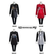 Jersey Muslimah Football Team Tshirt Baju Muslimah Jersey Custom Name and Number Baju Jersey Perempuan Muslimah Murah Jersey Muslimah Plus Size Merdeka