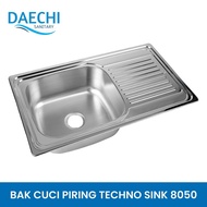 Techno Sink 8050 Stainless Steel Sink Premium Dishwasher+Wings