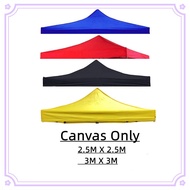 Canvas Only for 8 ' x 8 ' Roof 80cm Canopy Tent. Kanvas Saja utk Kanopi Khemah