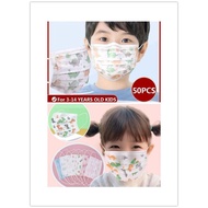 🐥Dinasour kids mask 50pcs kids mask baby mask budak mask kanak-kanak mask