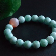 【藏海】天然拉利瑪海紋石手串手鏈緋紅圓珠