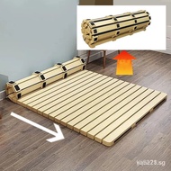 Solid Wood Bed Board Tatami Mattress Breathable Bed Frame Row Frame Moisture-proof Foldable Mattress P03D YY9G