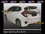 LLPU4175 Honda Jazz 2014 PU Rear Skirt (Mugen RS) Body kit Bodykit