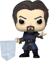 Sinister Strange Funko Pop with Protector Bundle – Includes Funko Pop! Marvel: Doctor Strange Multiverse of Madness - Sinister Strange Pop #1030 with Blue Salamander Emporium Plastic Protector Case