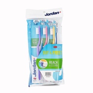 Jordan Adult Toothbrush Smile (4+2) - Soft / Medium & Hard Teeth Cleaning Teeth Care Berus Gigi 牙刷