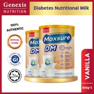 Promotion on September 9th [TwinPack] Maxsure DM - Vanilla (800g * 2tins) Nutrition for Diabetes Man