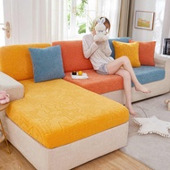 Jacquard Sofa Cover Polar Fleece Sofa Towel Chair Protector All Seasons Universal Cushion Slipcovers