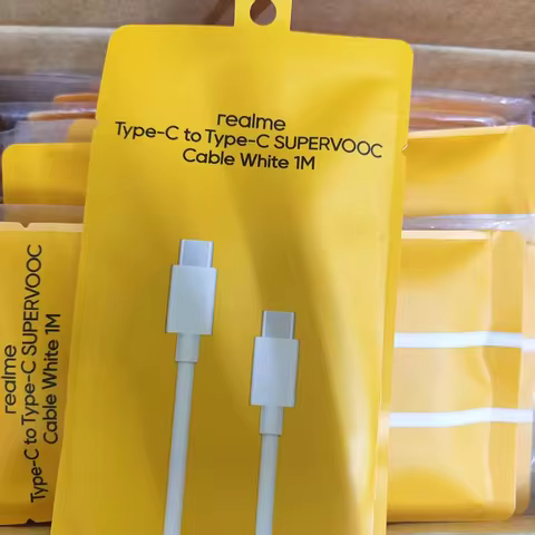Original 10A 150W 120W 100W Super Fast Charging Cable 1M USB-C To Type-C Data Cord For Realme 15 14 