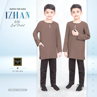 * New Arrival * Kurta IZHAN Kanak-Kanak Lelaki Plain by H&H Textiles