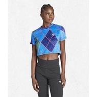 adidas | Sports Top Il2444 Argyle Fluffy Tee Blue Green 3545301