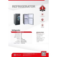 Dekka 2 Doors Refrigerator | Peti Sejuk 2 Pintu 108L RFD185