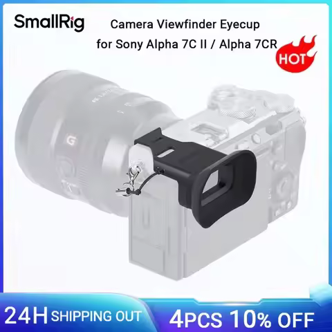 SmallRig A7CII A7CR Camera Viewfinder Eyecup for Sony Alpha 7C II / Alpha 7CR with Small Lanyard, So