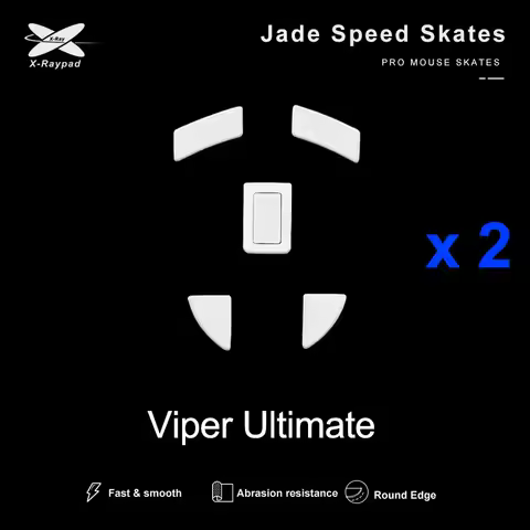 X-Raypad Jade Skates For Razer Viper Ultimate xraypad Razer Viper Ultimate Mouse Foot Sticker Feet