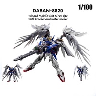 DABAN 8820 1/100 Wing Mobile Suit Assembly Size Wing Toy with Water/Platform Sticker