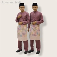 ❄♣♞READY STOCK Baju Melayu Dewasa Slim Fit / Moden Tanpa Pesak Cekak Musang &amp; Teluk Belanga (Dusty Purple)