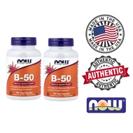 พร้อมส่ง Now Foods Vitamin B-50 วิตามินบีรวม B50 100 Veg Capsules