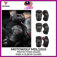 🔥Ready Stock🇲🇾 MOTOWOLF Knee Guard Elbow Protector Motorcycle Bicycle Pengawal Lutut Siku Arm Protector Rider MDL1010