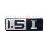11.5cm x 3.5cm 1.5I 1.5i 1.5 MARK Proton Saga Iswara 3D Car Rear Back Emblem Logo Badge ABS Plastic 